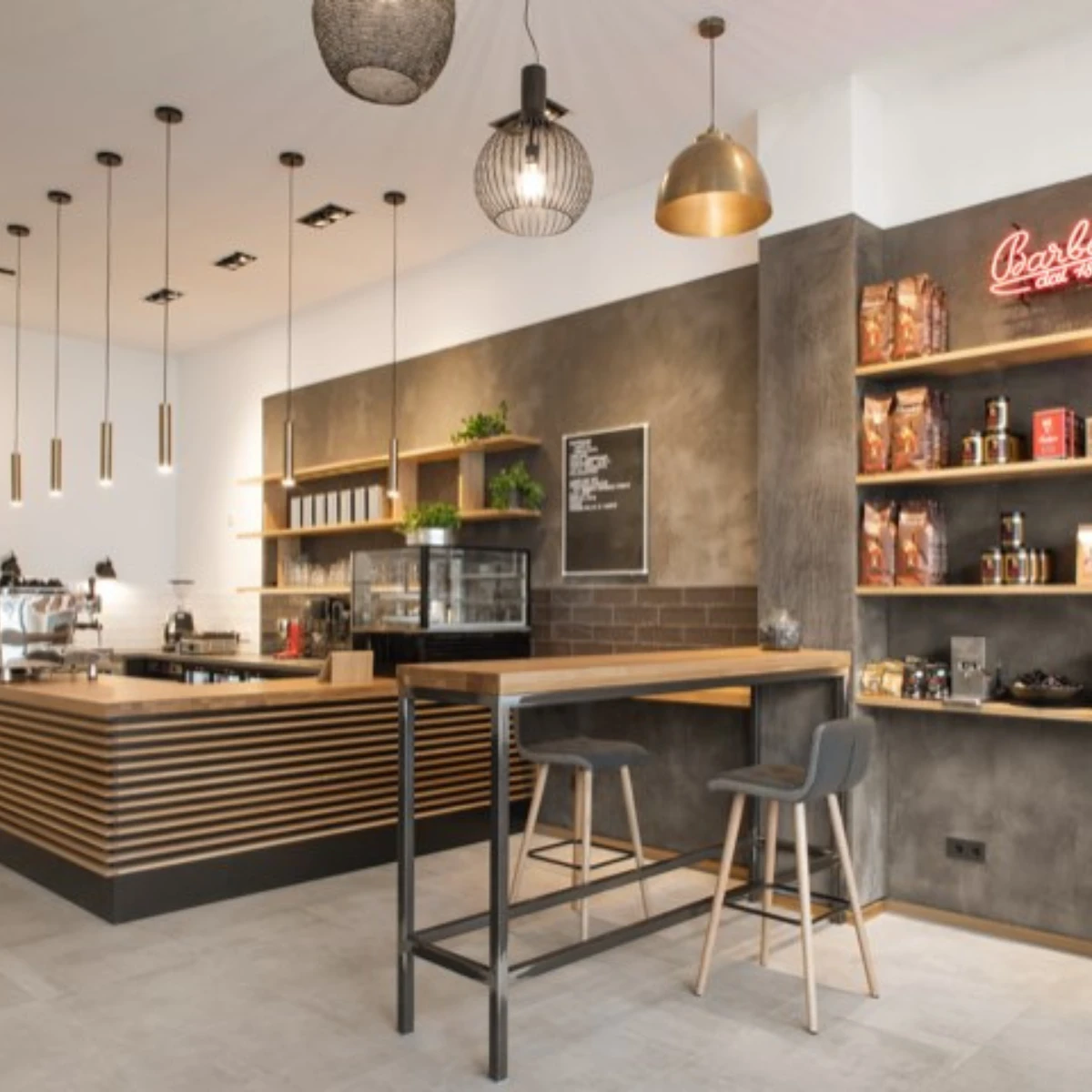 Malerarbeiten innen Café Barbera Café Barbera Innenarbeiten Maler Scholz aus Witten