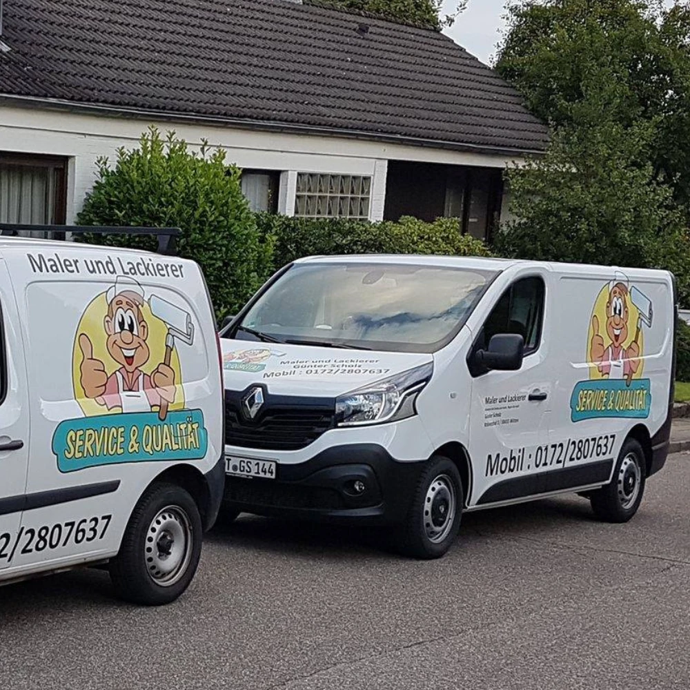 Malerbetrieb Scholz Malerbetrieb Scholz bei der Arbeit